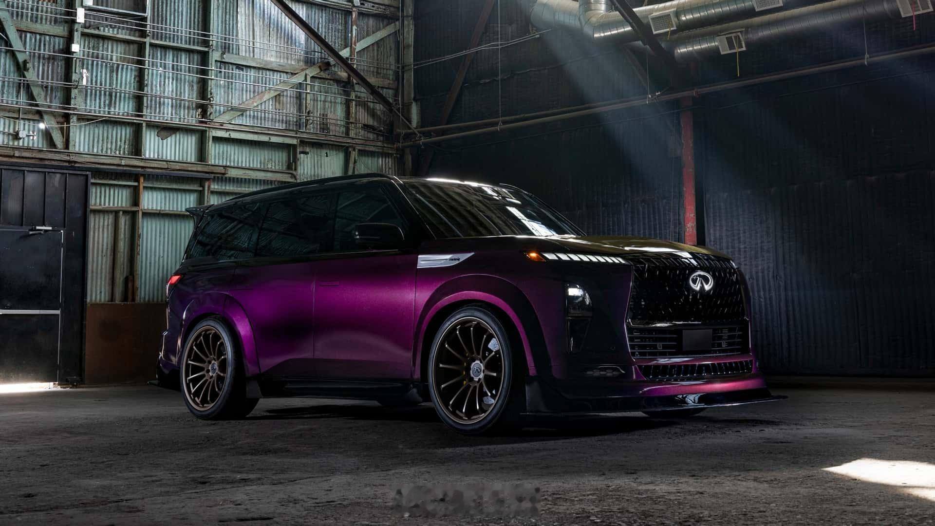 英菲尼迪QX80 R-Spec概念车  给英菲尼迪QX80塞进了一台GTR的发动