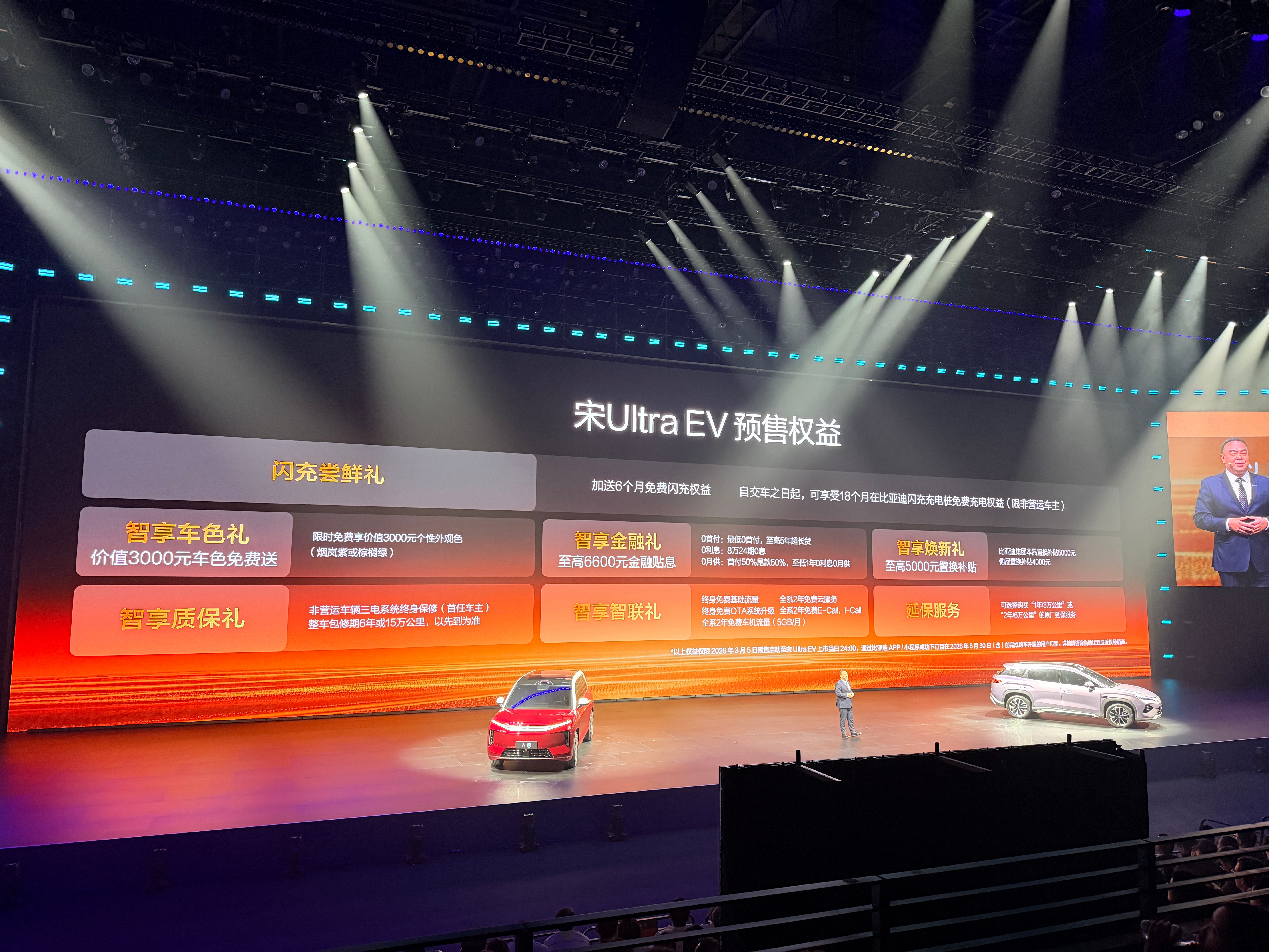 用上二代刀片电池的宋Ultra EV来了预售价格15.5万起。比亚迪