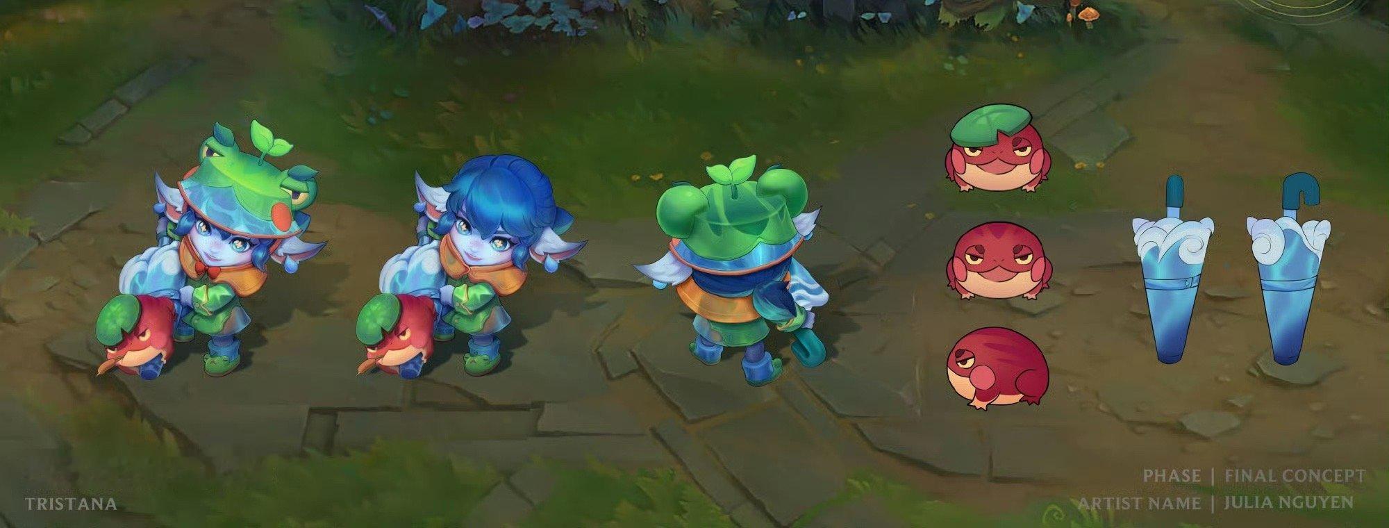 青蛙雨衣小炮 模型设计稿 cr.Julia Nguyen可爱可爱捏[羞嗒嗒][给