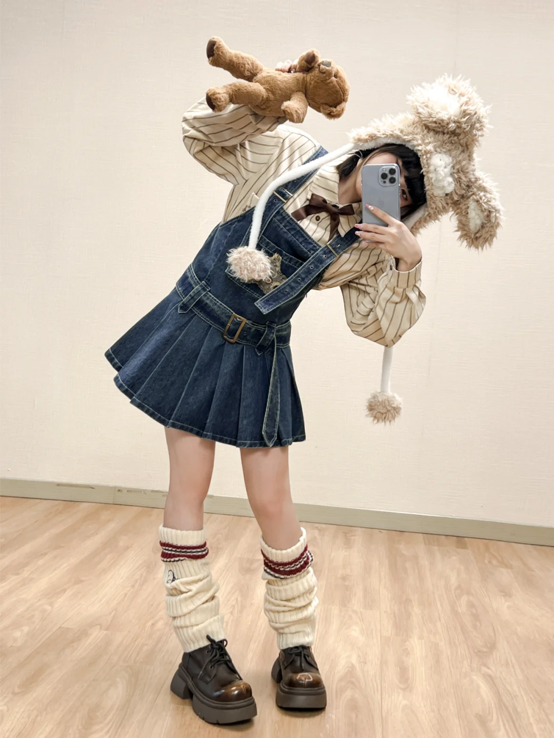 隐藏款🧸恭喜抽到了泡泡玛特里的笨蛋小熊