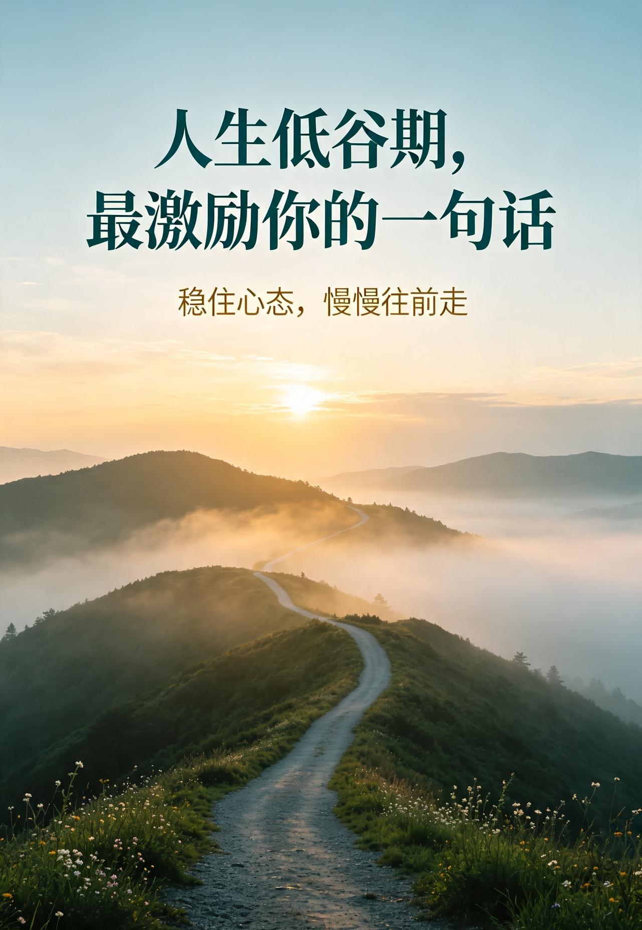 人在低谷的时候，很容易自我怀疑，觉得前路一片灰暗。
其实低谷未必是坏事，它让你看