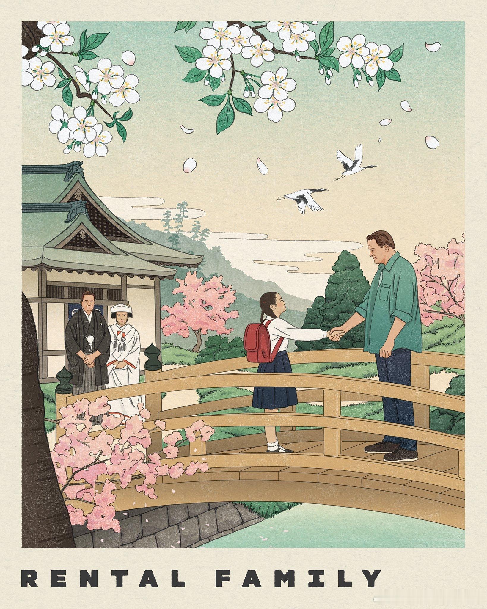 两张《临租家庭》的海报本片讲述了一位在东京落魄的美国演员的故事。他受雇于一家日本