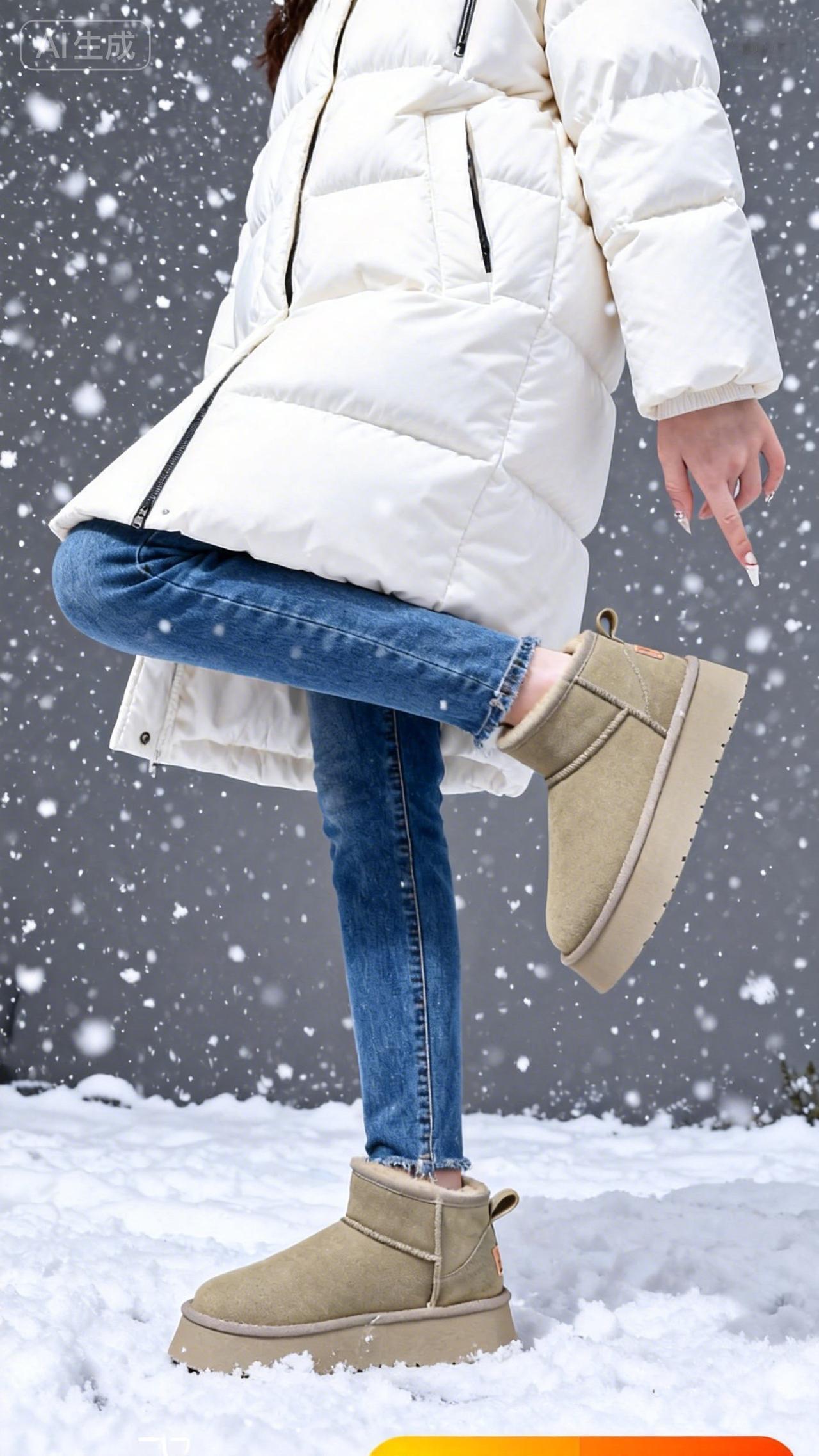同款雪地靴好物推荐🔥 橱窗 日常 即梦AI