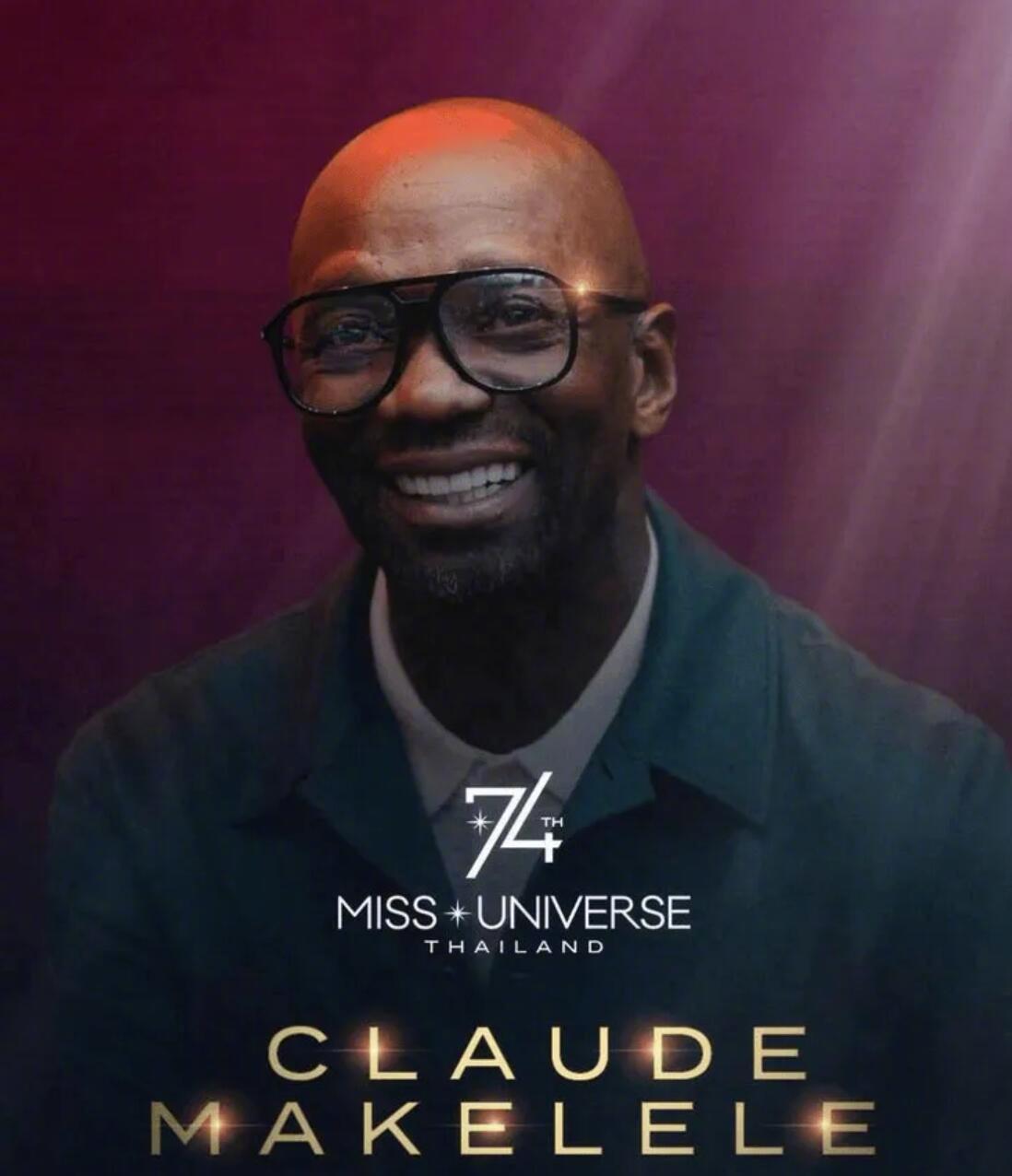 环球小姐大赛（Miss universe）官方宣布，足坛名宿马克莱莱将在本年度进