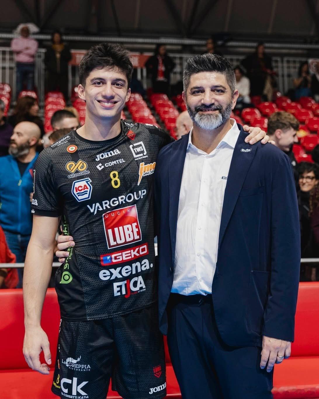 🇮🇹 马蒂亚·博宁凡特 - 但丁·博宁凡特 📸昨晚父子俩是对手——马蒂亚效