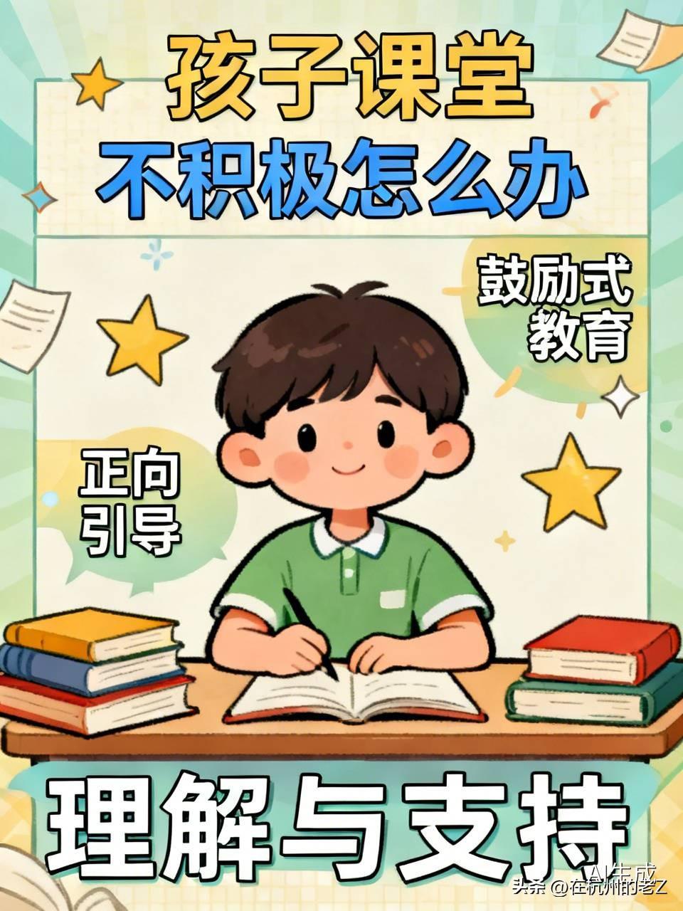 之前总以为孩子课堂不积极是胆子小、没自信，翻了不少老师和教育从业者的分享才发现，