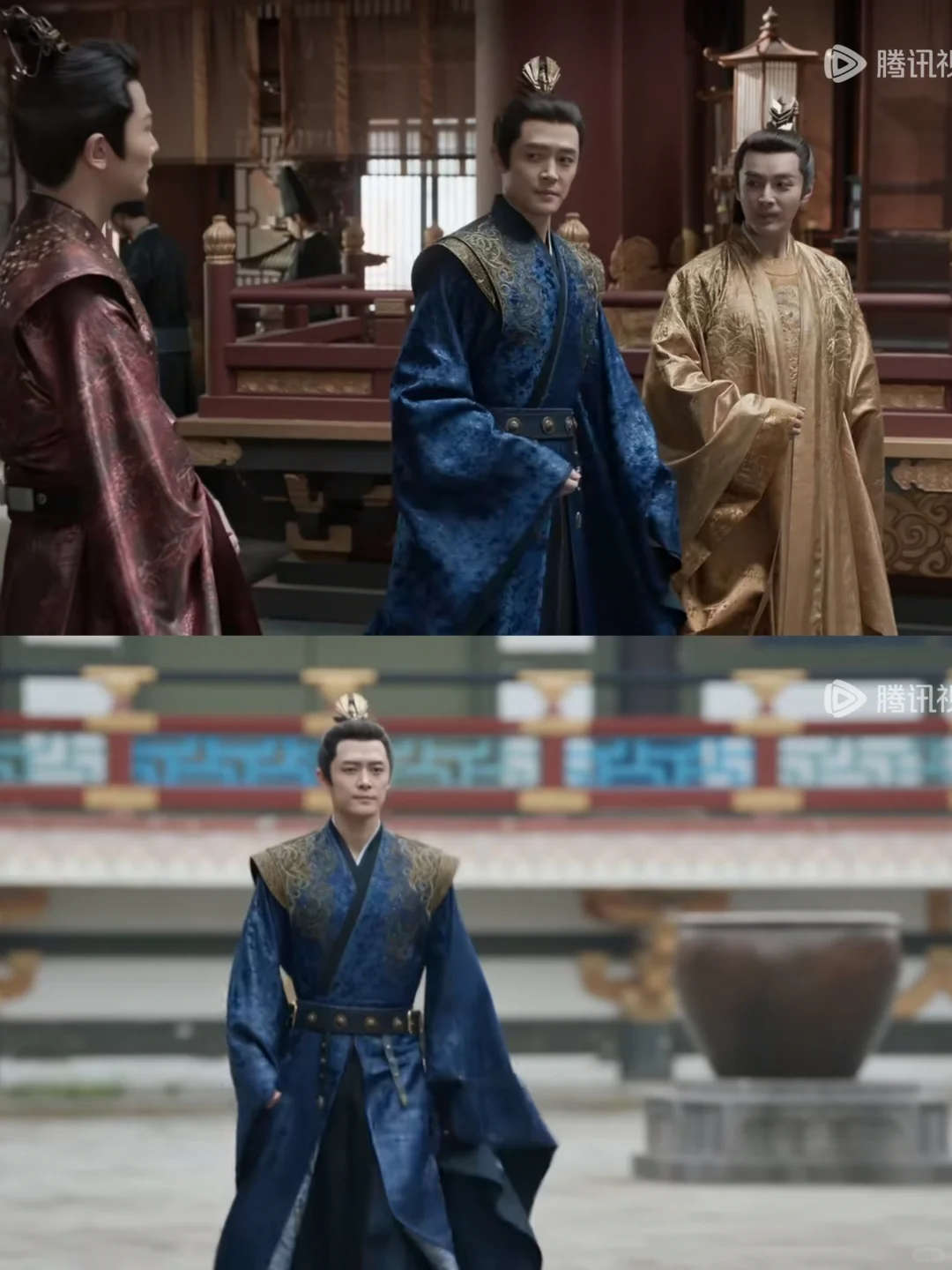 付辛博这身蓝色衣服好看