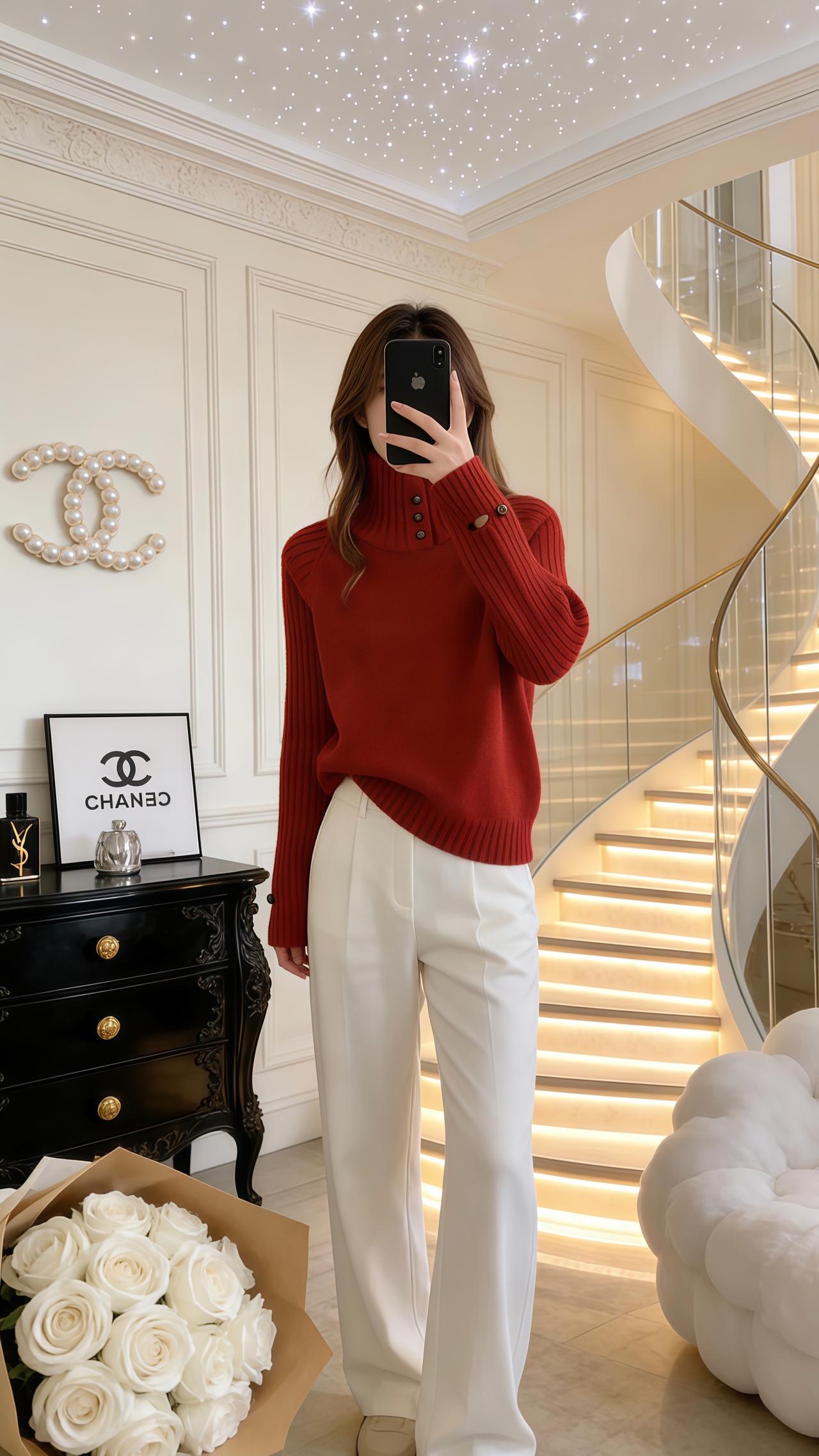 加厚毛衣 洋气减龄休闲百搭