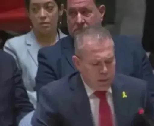 刚刚，以色列代表猛怼中俄，简直太狂了……
联合国大会上，以代表向中俄发起了猛烈攻