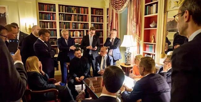 普京这会不知是该哭还是笑，欧洲人这是要搞北约2.0吗？

泽连斯基为了换取安全保