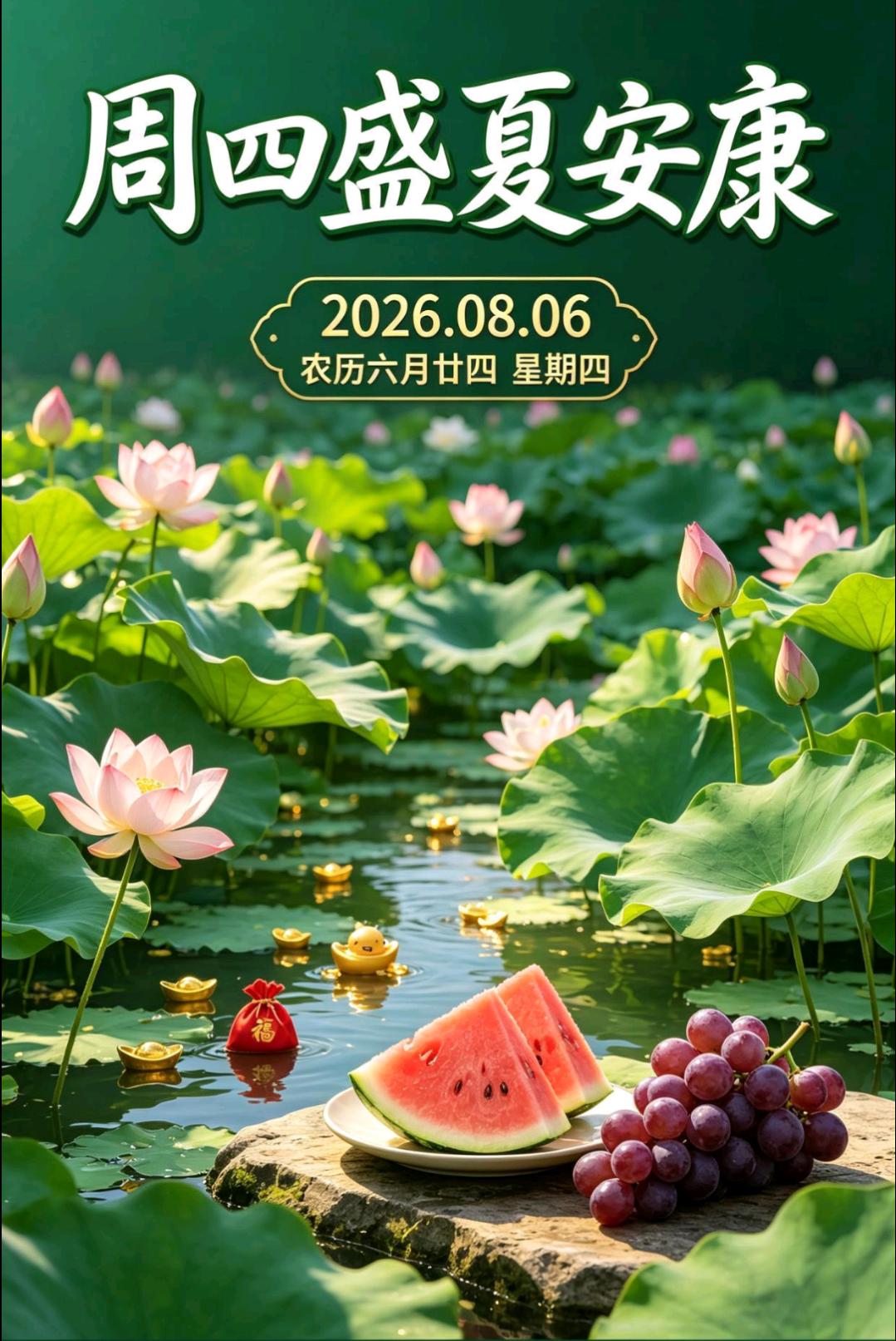 🌅八月晨光温柔破晓，崭新的周四悄然启程。新的一天，愿你心有晴空，保持热爱，眼中