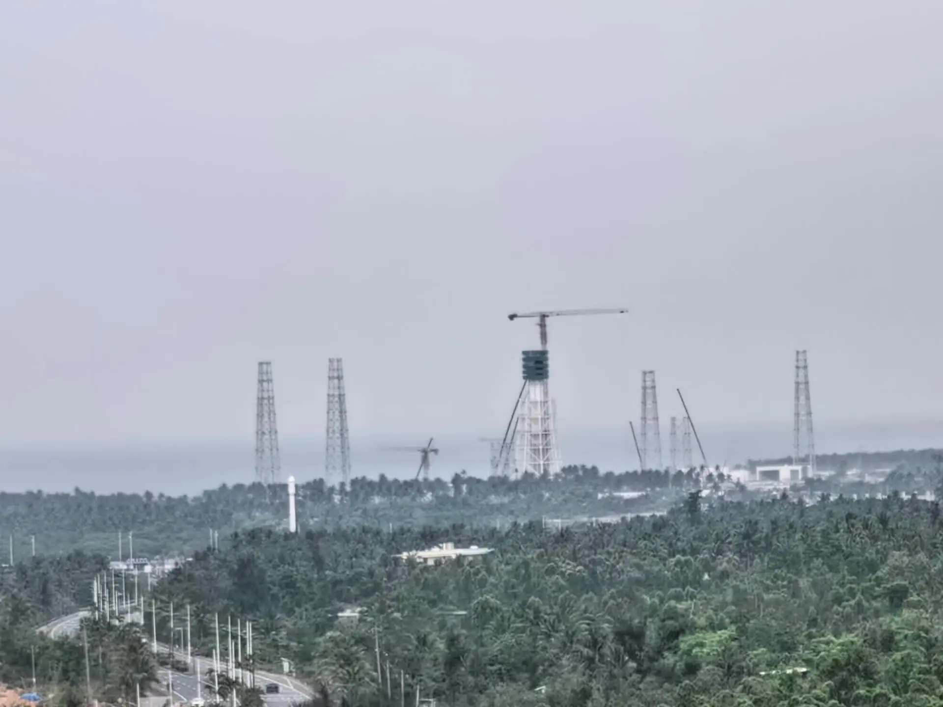 海南商业航天发射场二期3号、4号工位建设最新进展 