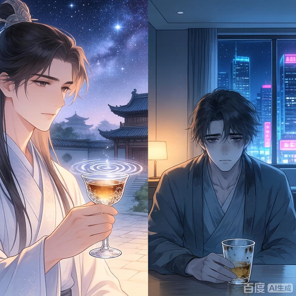 上联：酒里千秋梦，
下联：现实很骨感。
[作揖][作揖][作揖]