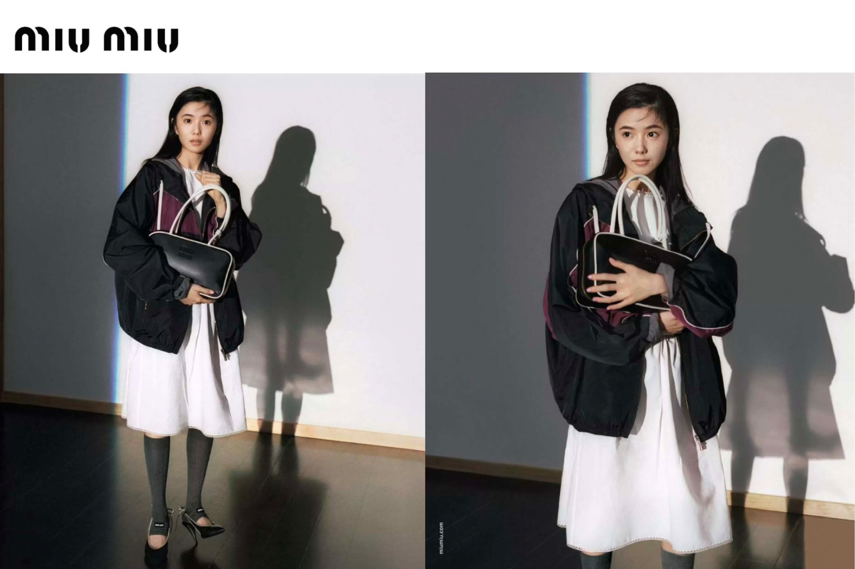 刘浩存 x MiuMiu S/S 2025 Campaign— ELLE Fra