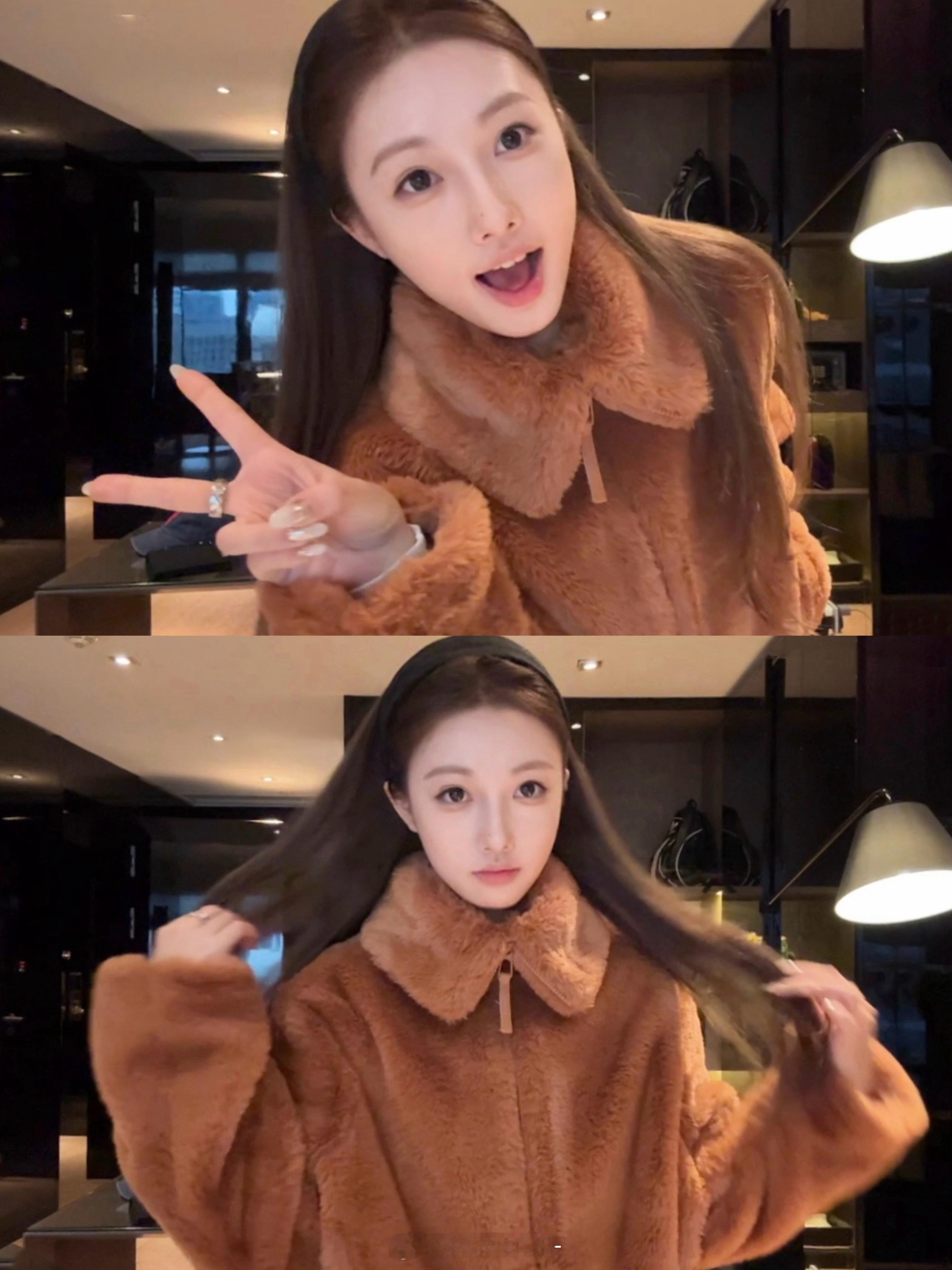 du➕定染的anna酱同款～毛毛外套我的舒适区嘿嘿 ​​​
