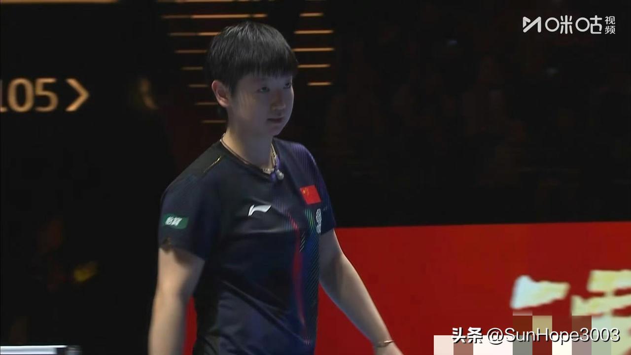 孙颖莎4-0横扫沙宾温特，仅用半小时，晋级决赛。
莎莎提供了一场教科书级别的对战