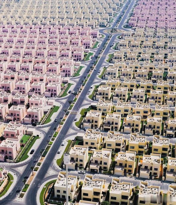 迪拜的一个住宅区。 ​​​