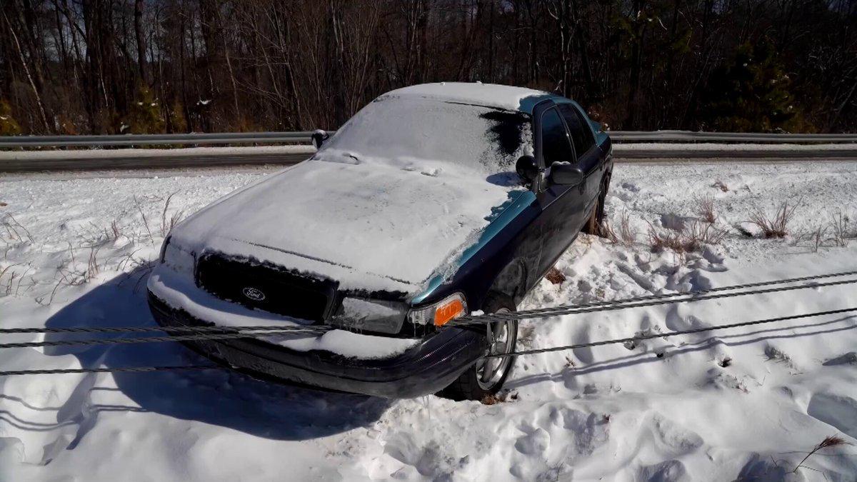 [To learn English]
A rare coastal storm 