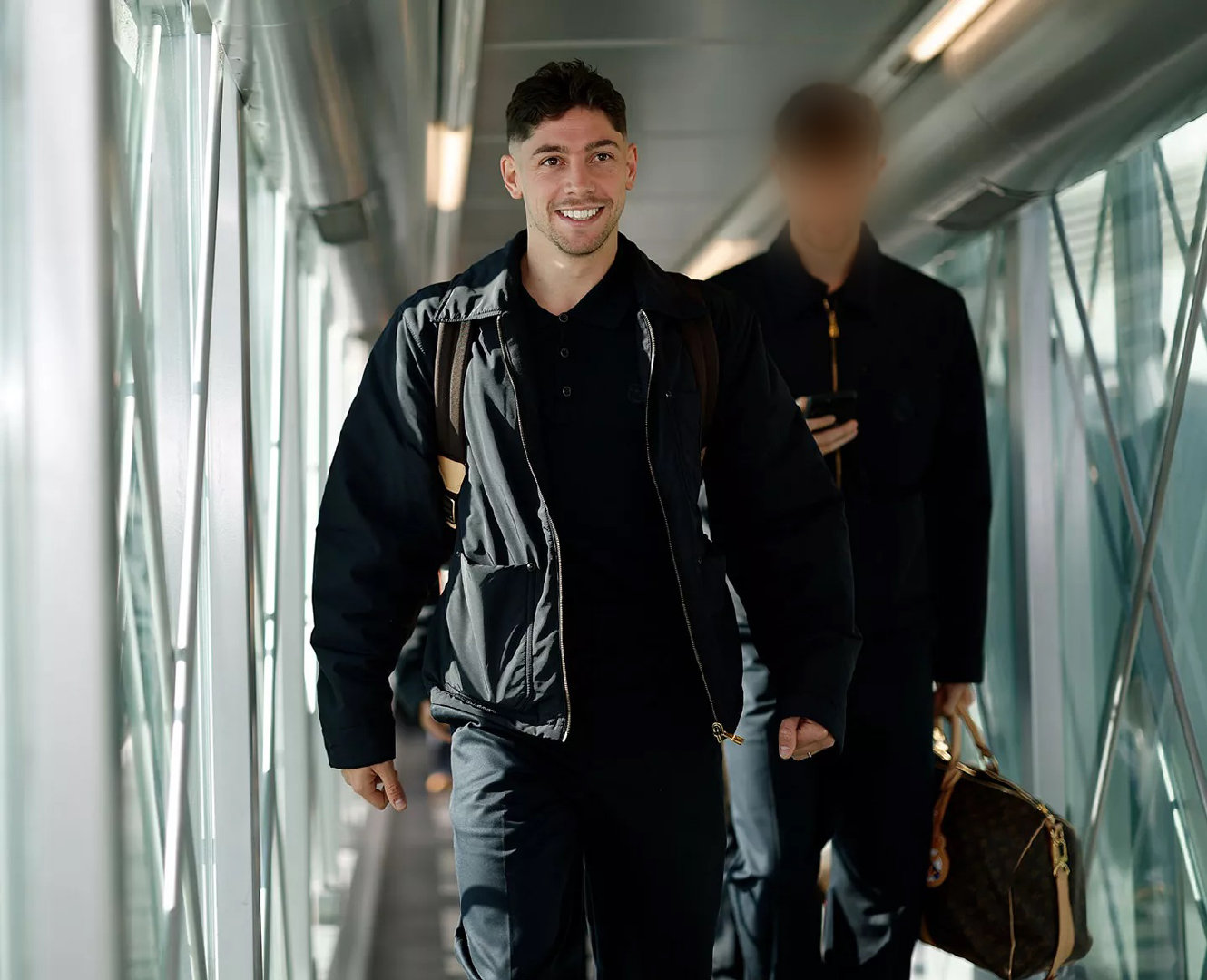 球队出发前往曼彻斯特！✈️欧冠联赛曼城vs皇马halamadrid