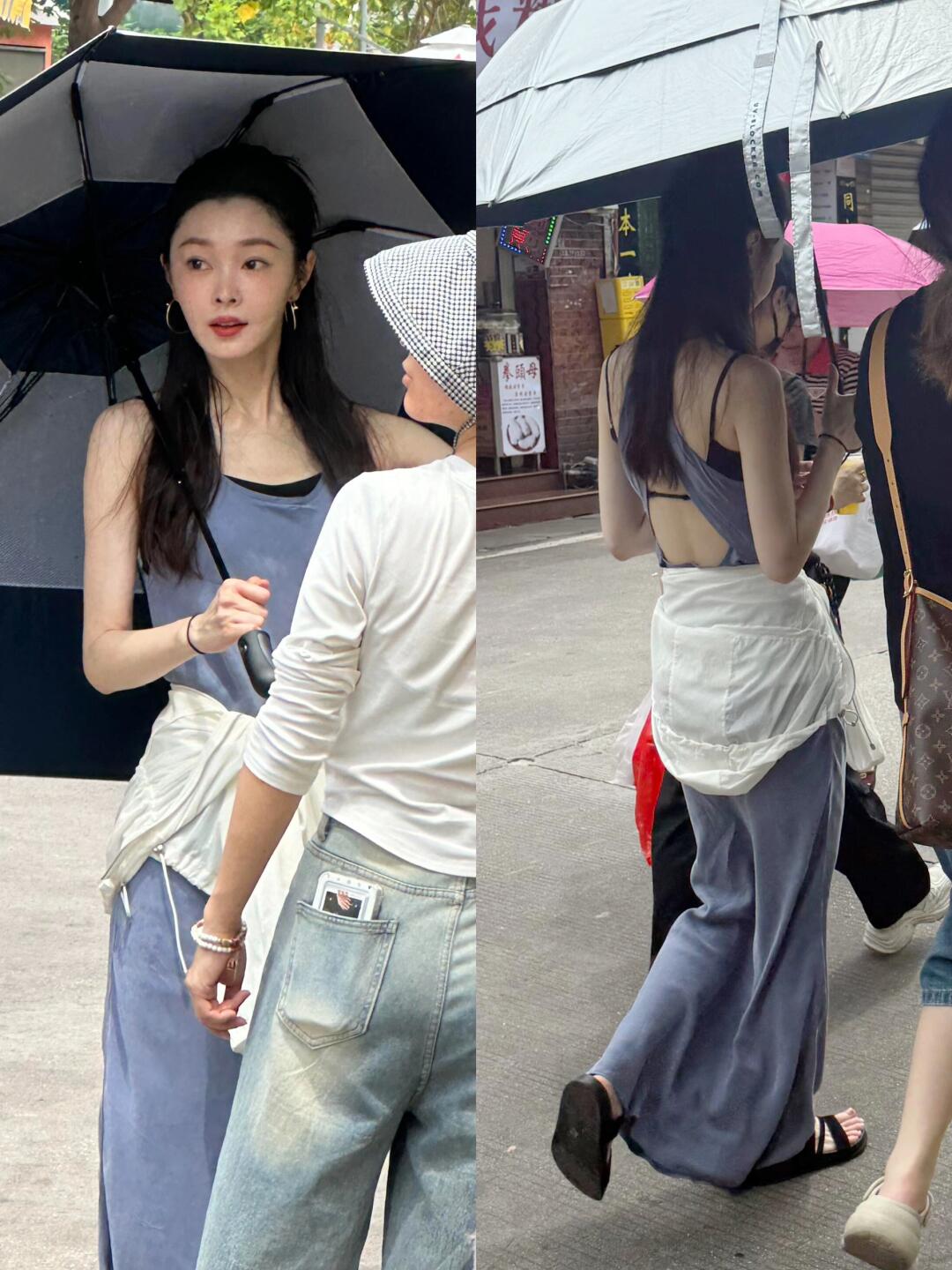 不愧是女明星，宋轶偶遇生图颜值和身段好绝！