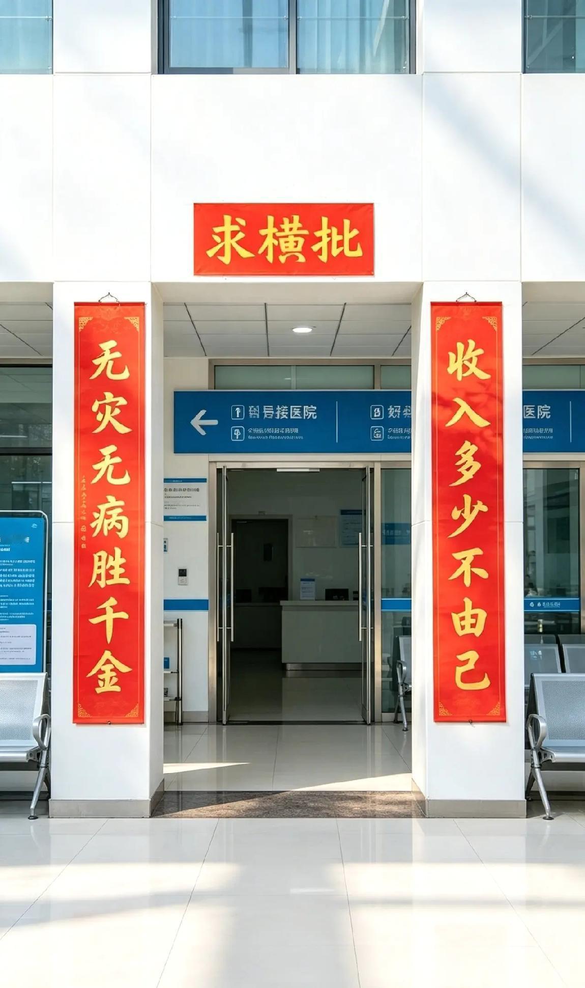 医院一位护士写了一副对联，横批空置了300天，至今无人写出众完美的横批收尾，请各