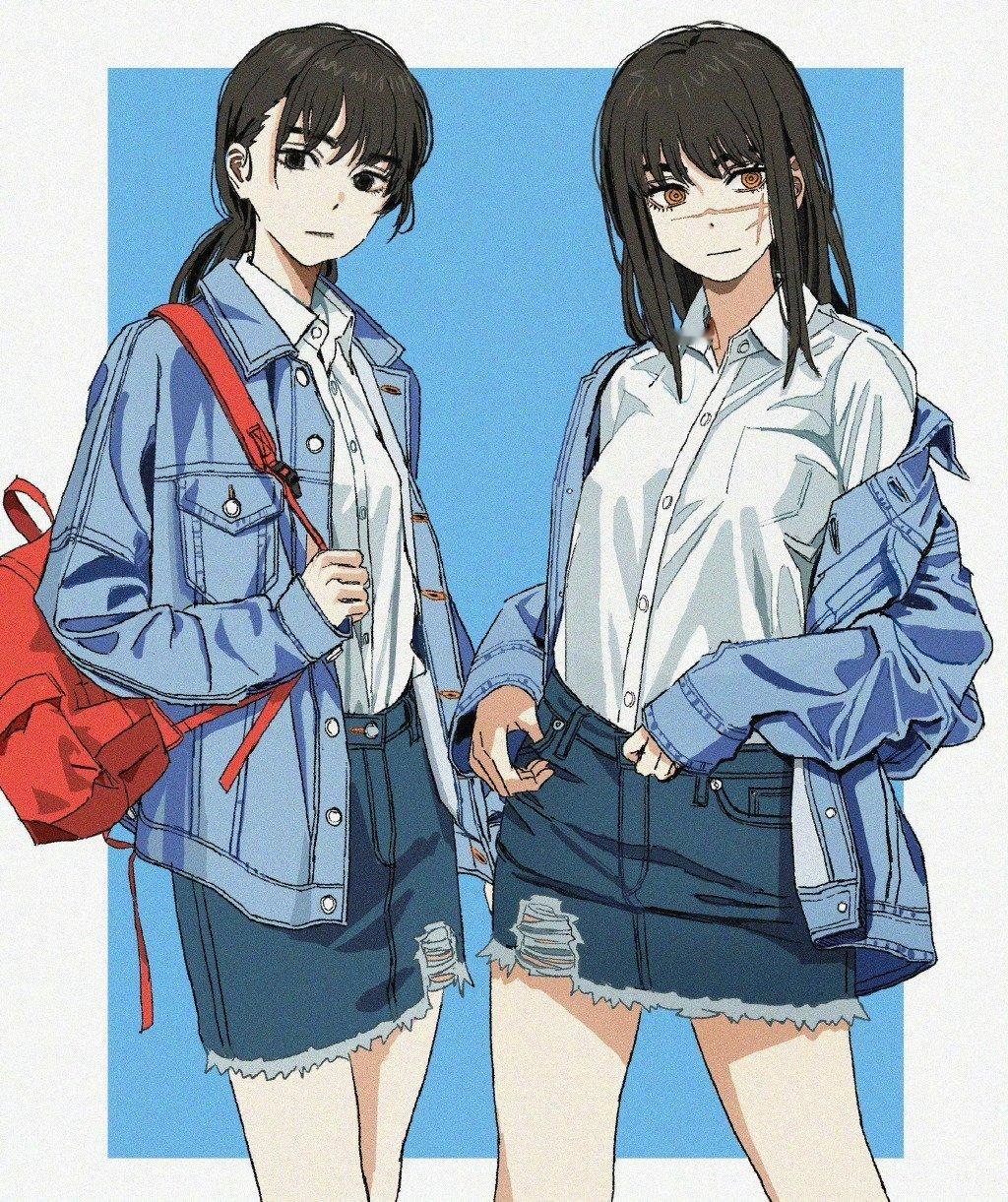 电锯人～插画喜欢的收～via.Shiren#夏日次元盛典##超级红人节# ​​​
