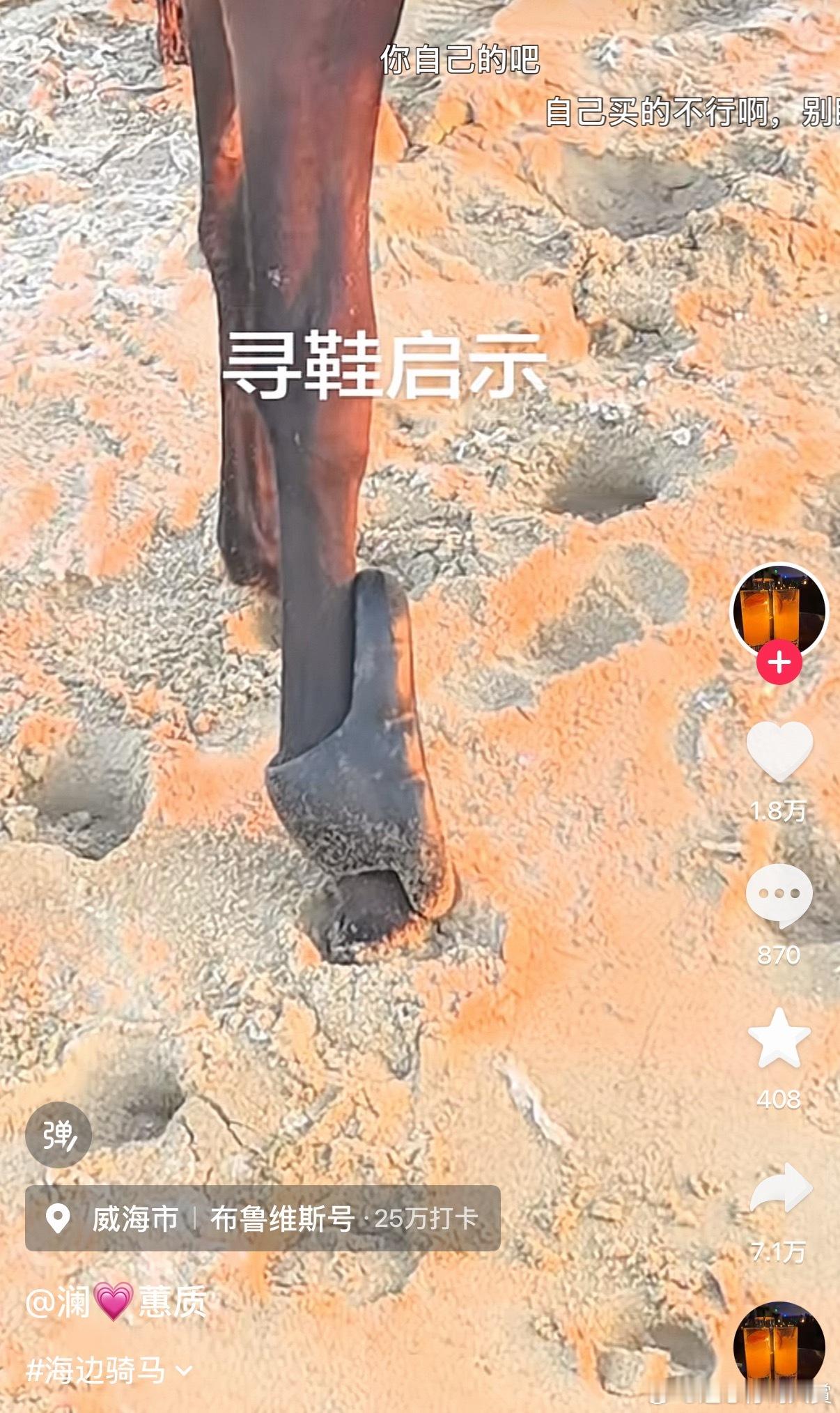 可能就是小马自己的鞋 