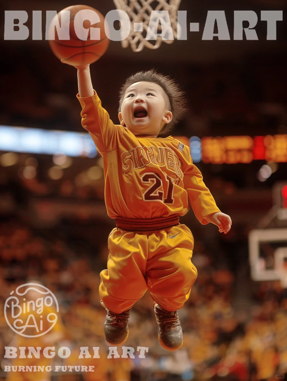 小小空中飞人🏀儿童创意写真🔥附MJ关键词