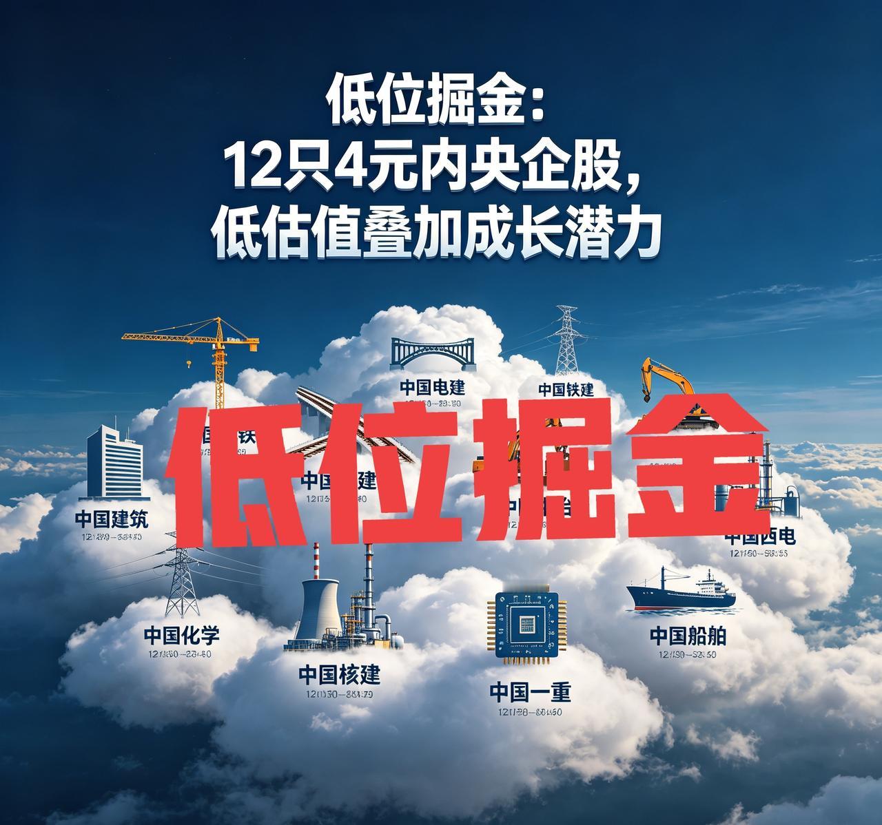 [彩虹]  低位掘金：12只4元内央企股，低估值叠加成长潜力
 
提示：理财有风
