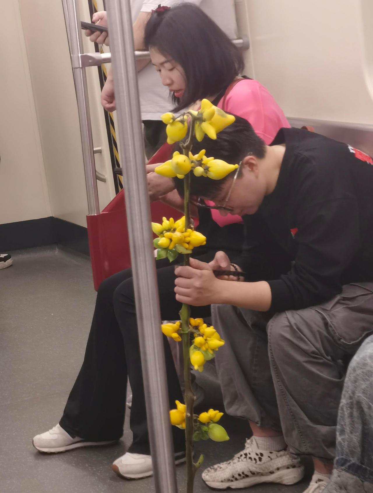 广州地铁人手一束这是啥？ ​​​