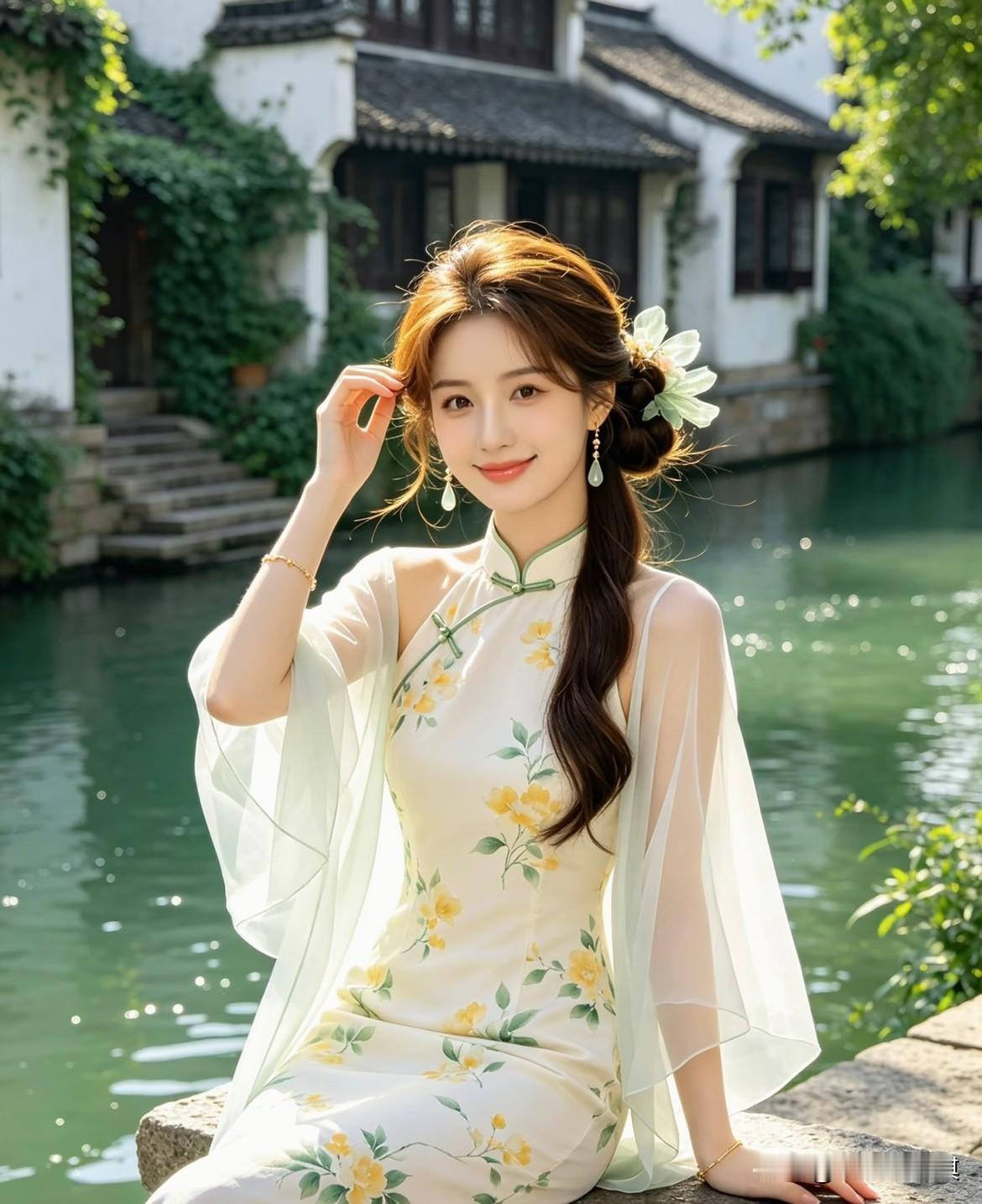 敢不敢前来应战？此联暗藏山水意趣，意蕴绵长，没有深厚的文学底蕴，很难贴合其中悠远
