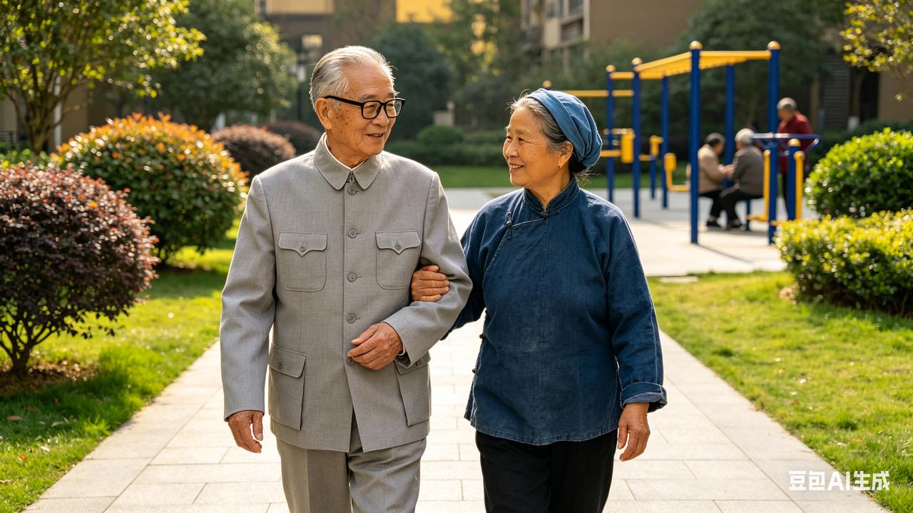 76岁退休老总月入过万，为找老伴工资房产全上交，女儿反倒支持
 
小区里一位76