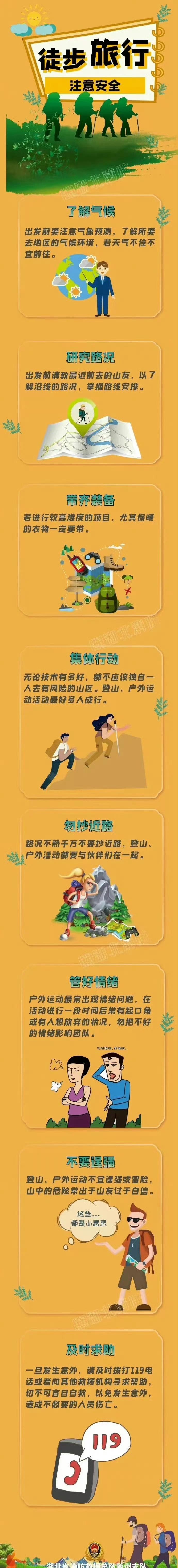 【徒步旅行量力而行，查收这份安全手册】如今，徒步、登山等户外活动成为不少人旅行攻