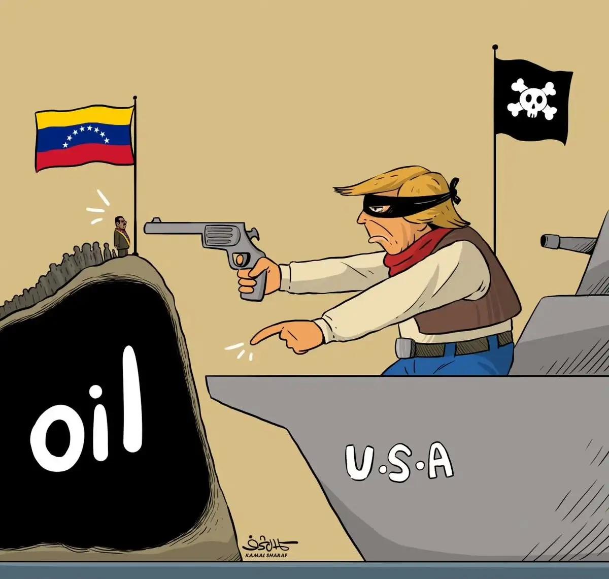 美委对峙，赌命换生机，下一秒谁在白宫当俘虏？。
委内瑞拉总统马杜罗最近跟美国杠上