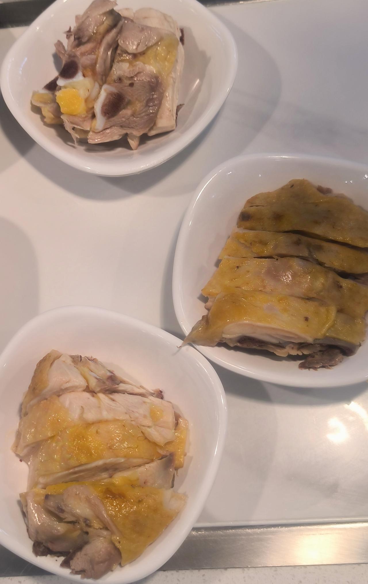 晒图笔记大赛咸水鸡块，鲜咸适口。