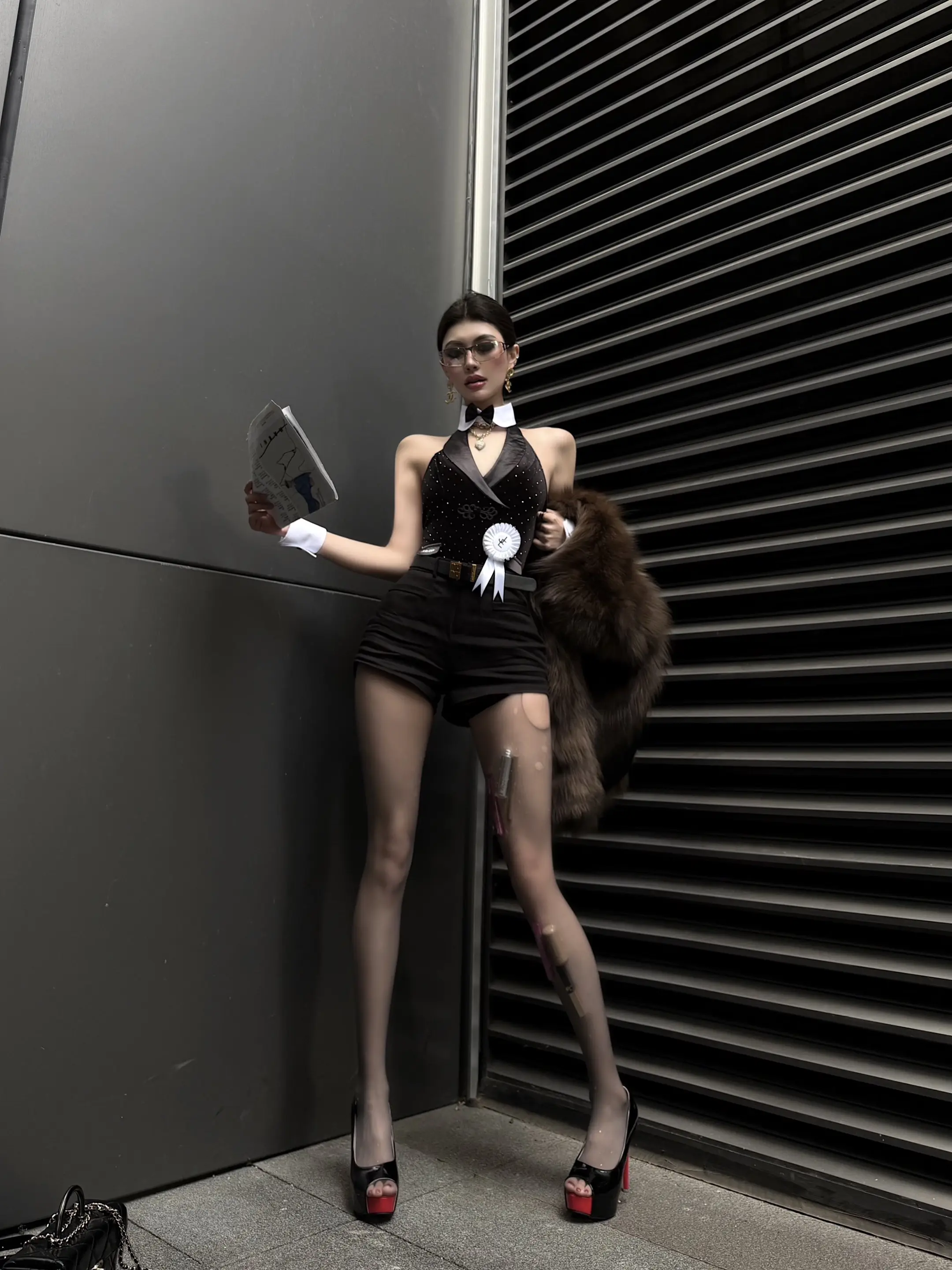 她真的太会穿了。