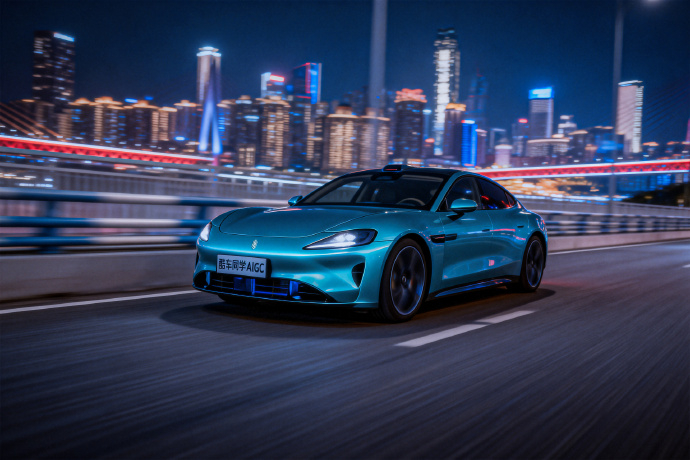 尚界Z7亮点前瞻作为颜控，这次尚界Z7的外观设计真的让我眼前一亮！最近看了不少媒