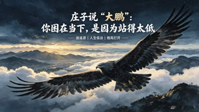 读懂庄子大鹏才明白：低谷觉得天要塌，只是你站在山脚下