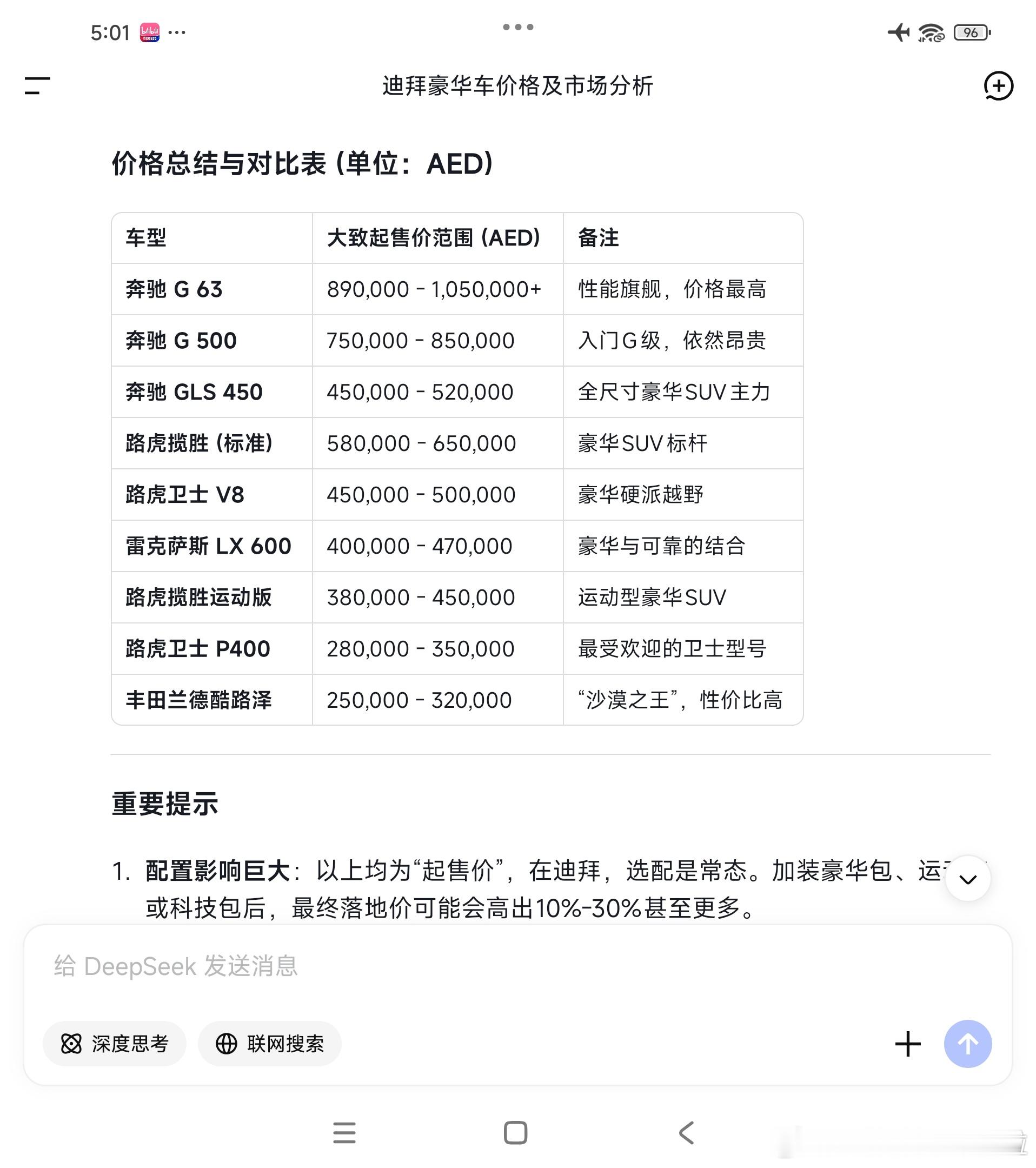 今晚的 发布会隆重又热烈22.9万迪拉姆起售的中国豪华越野车在迪拜当地可谓“性价