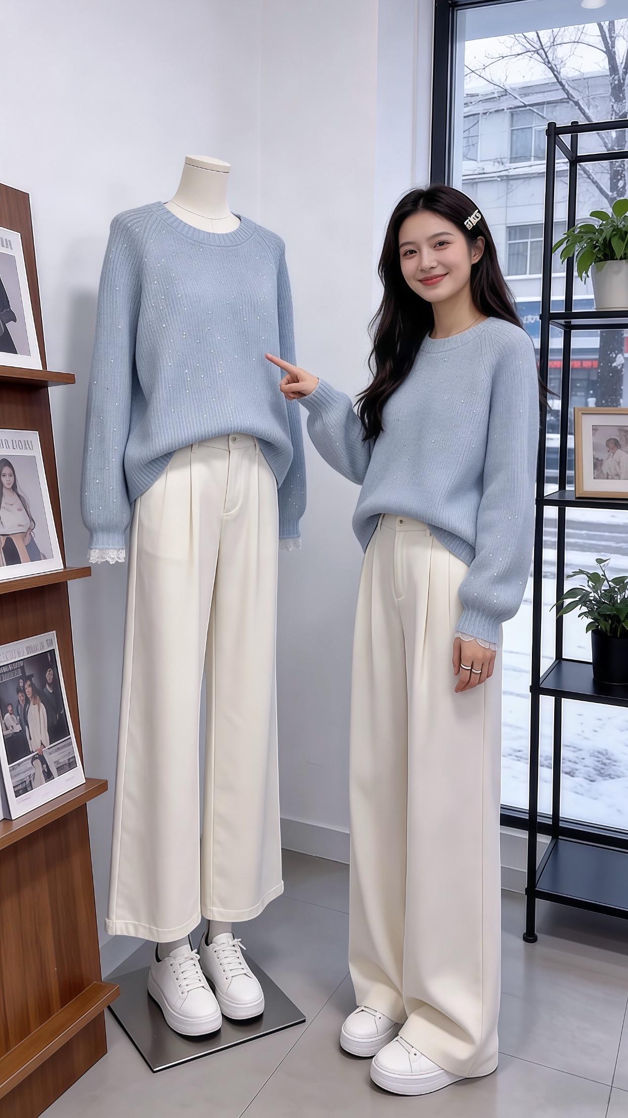 秋冬穿搭测评 微胖女孩秋冬也要有效穿搭 穿搭才是改变气质的关键 一件内...