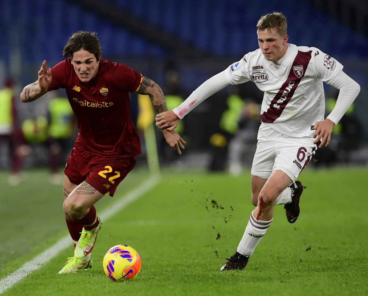 今日继续朝着好的方向出发！作品：罗马vs卡利亚里    卡利亚里状态不错，罗马能