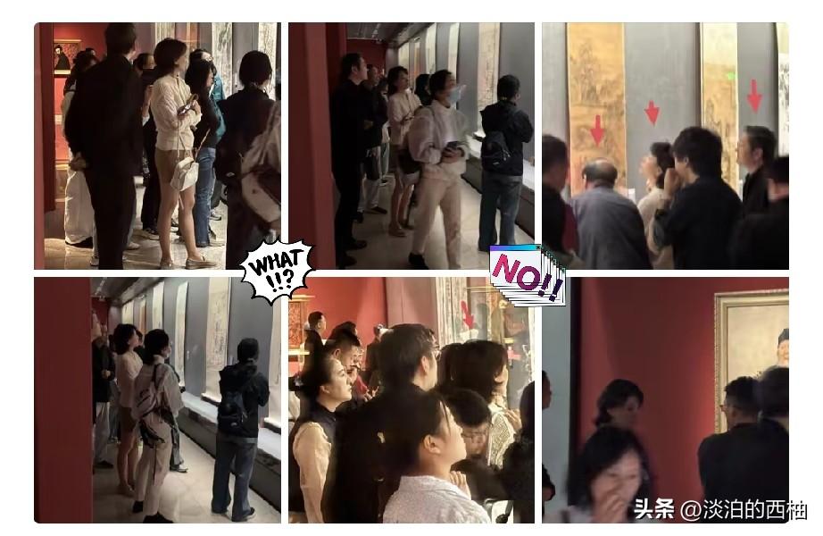 52岁董卿和爸爸、老公、儿子一起现身北京博物馆游玩，她穿着露腿小短裤，身姿挺拔，