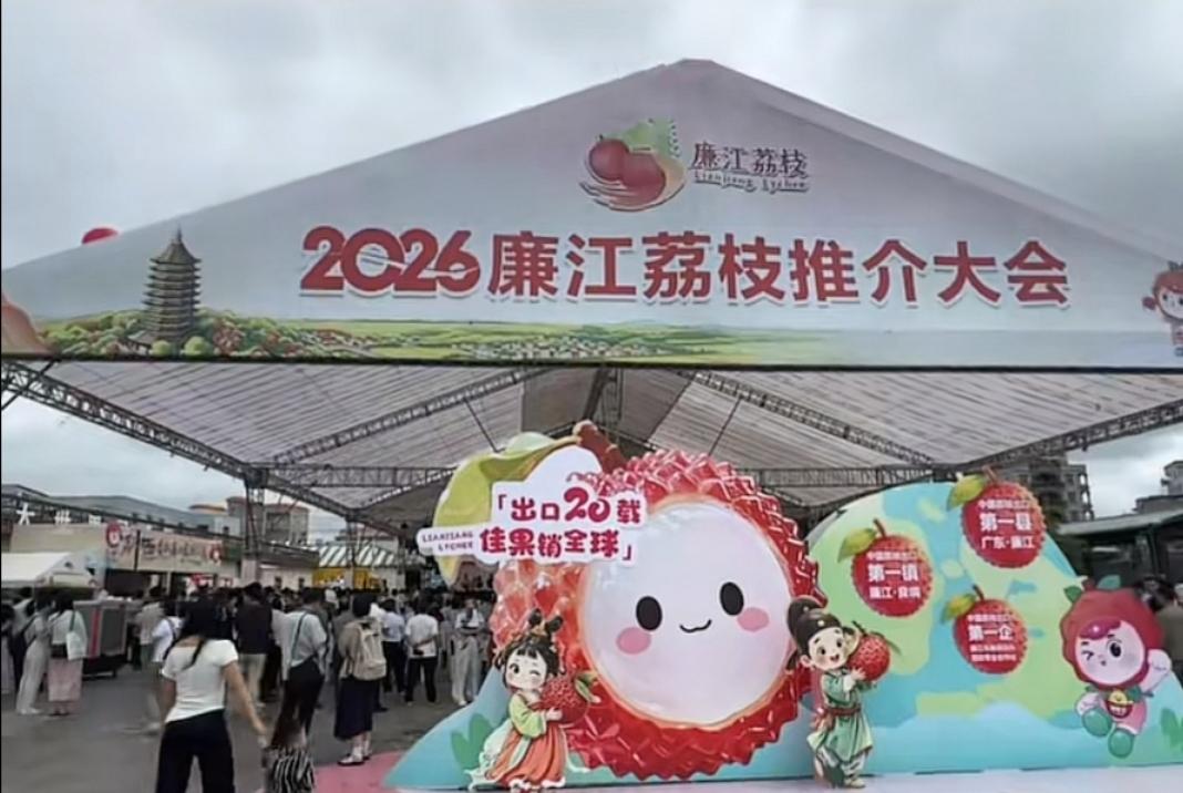 减产年逆势称王！2026廉江荔枝推介大会今日引爆：出口20载，万亩“仙桃”卖爆全