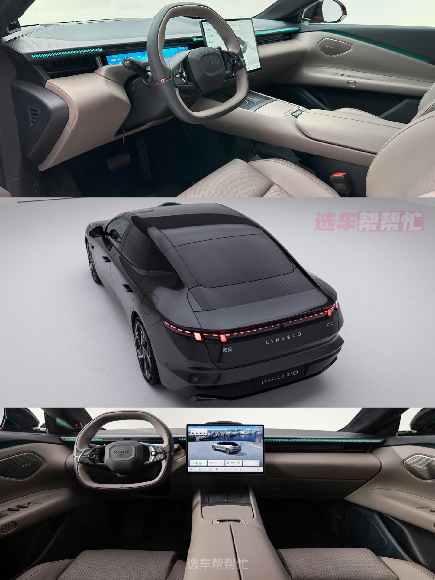 领克首款纯电❗️Z10亮相你觉得好看吗❓。🚗领克首款纯电轿车Z10在瑞典哥德堡发布，定位中大型轿车
📏尺寸方面：长宽高分别为5028mm*1966mm*1468mm，轴距3005mm
➕平台方面：搭载SEA浩瀚架构
🔋配置方面：金砖电池，400V、800V高压平台、双腔空气悬架、CDC
📱车机方面：Flyme Auto系统，AMD S2000芯片，比8295的算力高1.8倍；
🌟辅助驾驶方面：会有激光雷达和英伟达Orin-X，高阶智能辅助驾驶，可以支持高速NOA和城市无图NOA；
🔥性能方面：风