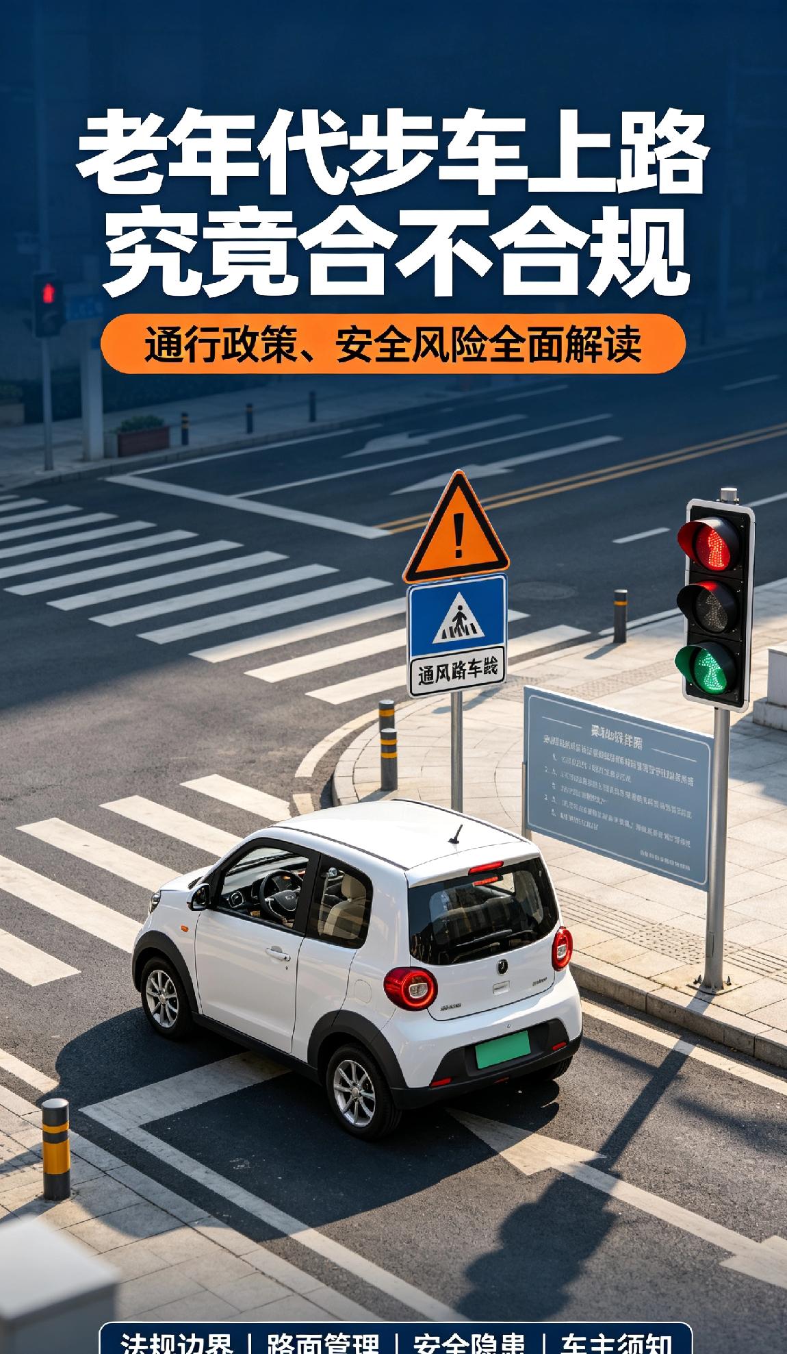 老年代步车上路究竟合不合规
通行政策、安全风险全面解读