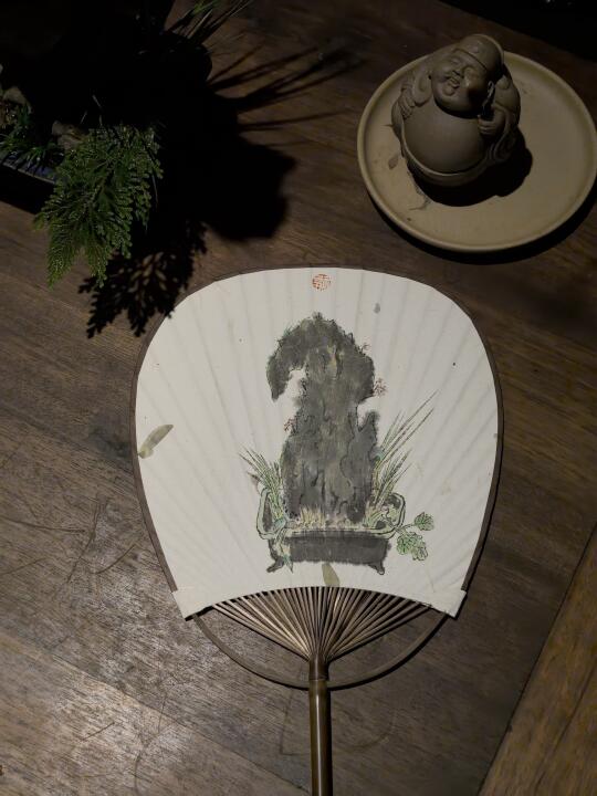 扇面如颜面，你们的扇子上都画了什么祥瑞，写了什么人生信条。