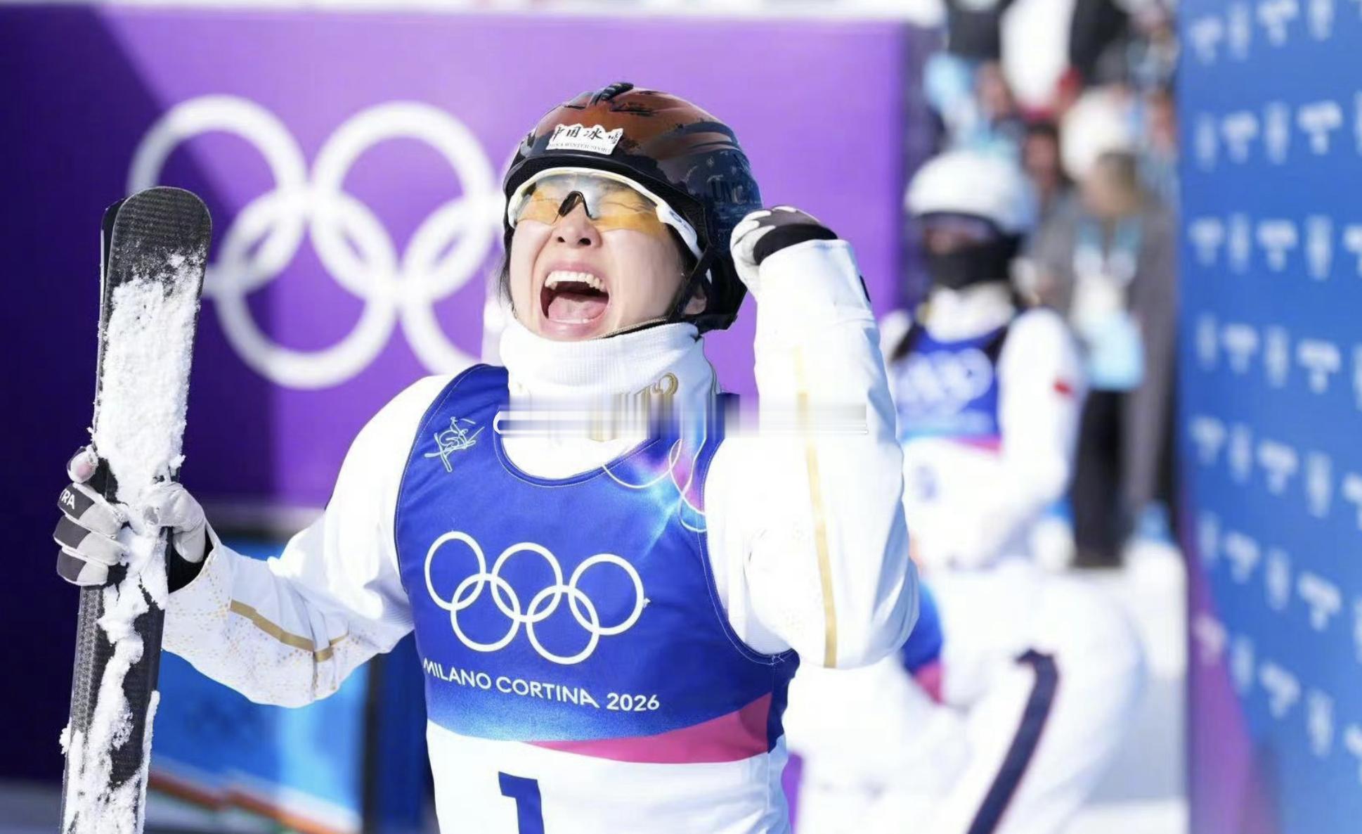 自由式滑雪空中技巧最高的山、最长的河！！！！！徐梦桃金牌中国队米兰冬奥第二金热点