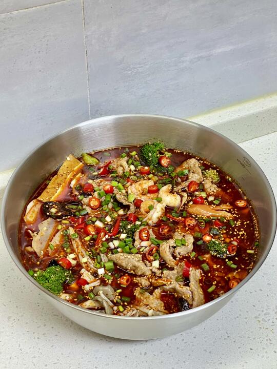 麻辣鲜香的红油钵钵鸡，附详细做法～