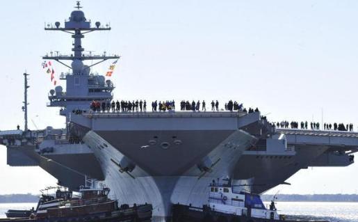 美国“林肯”号航母已经被击中，失去了作战能力，目前已返回美国！这是伊武装部队司令