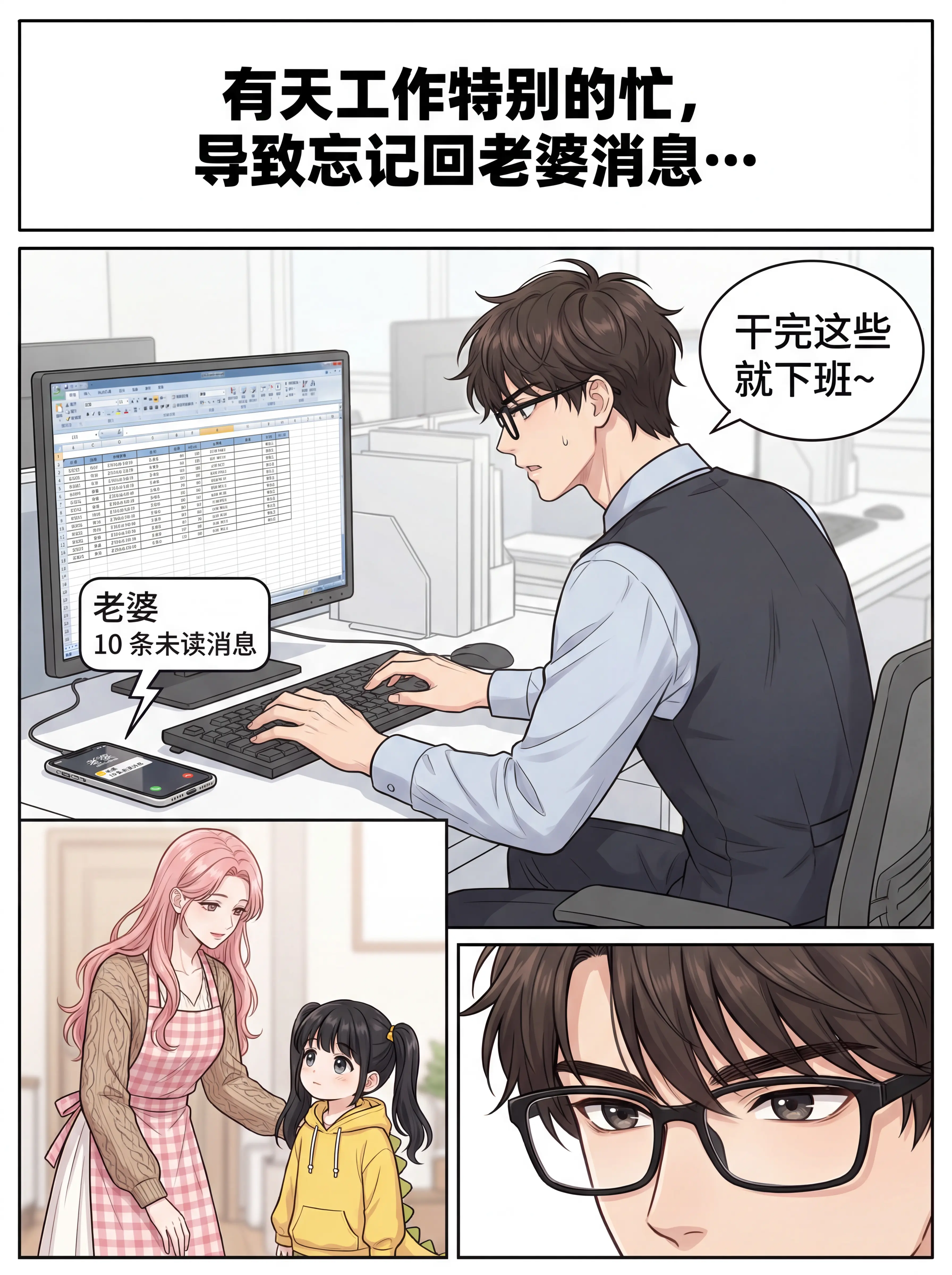 最大的幸福就是和你有个家，还有一个孩子。